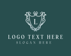 Boutique - Elegant Event Shield logo design