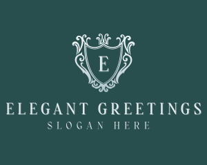 Elegant Event Shield logo design