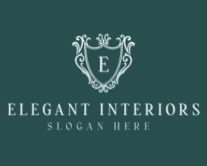 Elegant Event Shield logo design