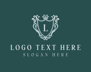 Elegant Event Shield Logo