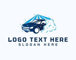 Auto - Carwash Cleaning Business logo design