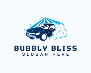 Carwash Cleaning Business logo design