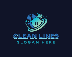 Janitorial Housekeeping Sanitation logo design