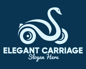 Carriage - Swan Automobile Ride logo design