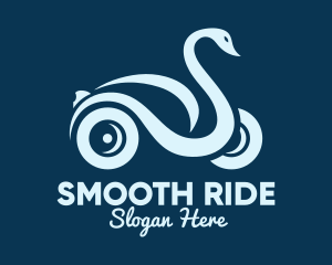 Swan Automobile Ride logo design