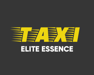 Car Service - Taxi Cab Font Text logo design
