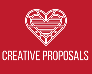 Proposal - Intricate Valentine Heart logo design