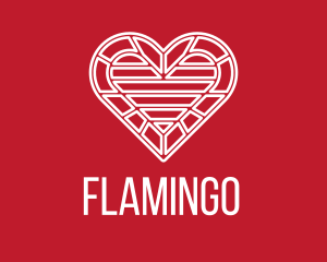 Romance - Intricate Valentine Heart logo design