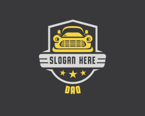 Retro Truck Shield Logo