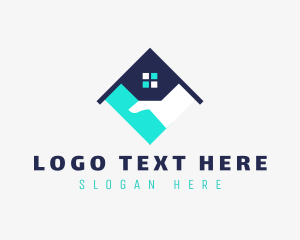 Lease - Hand House Realtor logo design