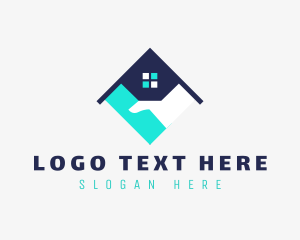 Broker - Hand House Realtor logo design