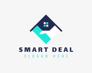 Deal - Hand House Realtor logo design