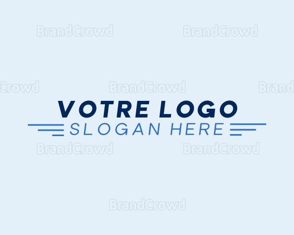 Modern Logistics Company Logo