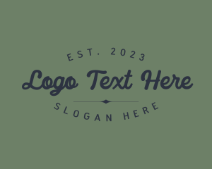 Retro - Elegant Apparel Brand logo design