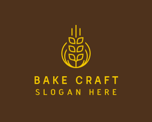 Wheat Grain Farm logo design