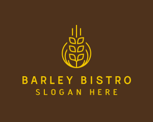 Wheat Grain Farm logo design