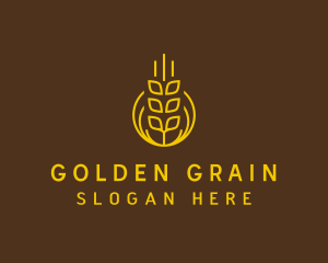 Grain - Wheat Grain Farm logo design