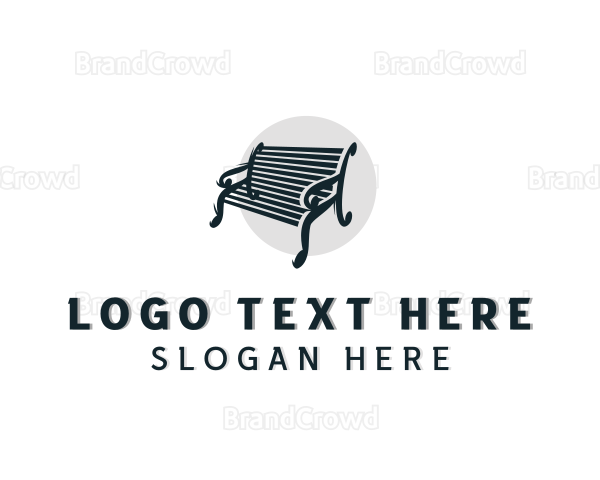 Garden Bench Furniture Logo