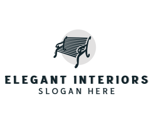 Garden Bench Furniture logo design