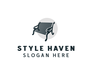 Furniture - Garden Bench Furniture logo design