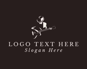 Musician - Guitar Musician Man logo design