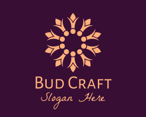 Bud - Floral Bud Circle logo design