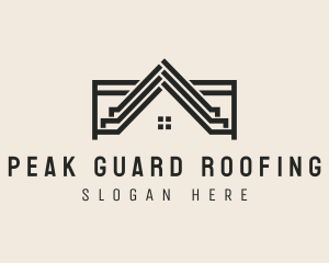 Home Residence Roof logo design