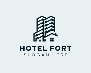 Hotel Building Property logo design