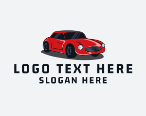 Sedan - Transportation Sports Car logo design