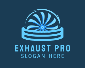 Exhaust - Cooling Exhaust Fan logo design