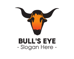 Texas Bull Skull logo design