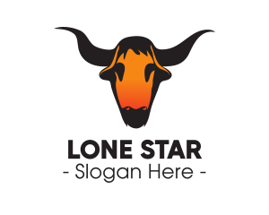 Texas - Texas Bull Skull logo design