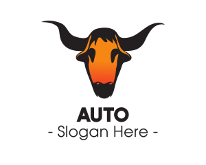 Bufallo - Texas Bull Skull logo design