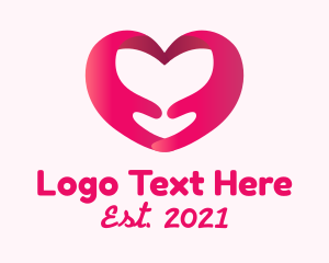 Peace - Heart Love Care logo design