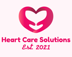 Heart Love Care logo design