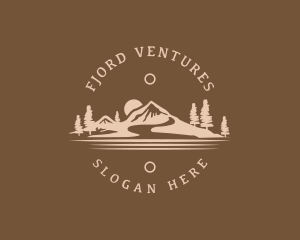 Fjord - Rural Mountain View logo design