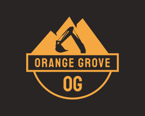 Orange Mountain Excavation logo design