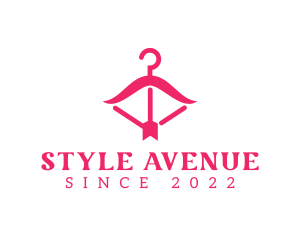 Fashion - Pink Fashion Hanger logo design