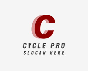 Biking - Italic Masculine Gym Sports logo design