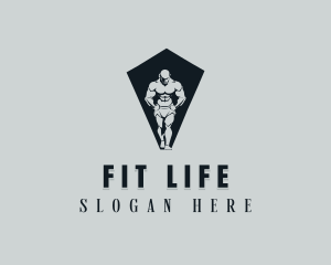 Fitness Crossfit Workout logo design