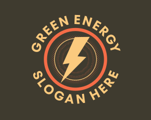 Electric Lightning Energy logo design