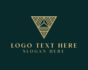Accoutancy - Luxury Pyramid Triangle logo design