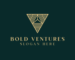 Luxury Pyramid Triangle logo design