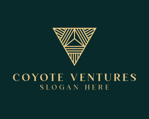 Luxury Pyramid Triangle logo design