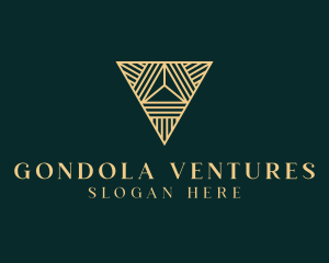 Luxury Pyramid Triangle logo design