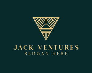 Luxury Pyramid Triangle logo design