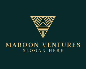 Luxury Pyramid Triangle logo design