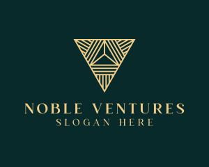 Luxury Pyramid Triangle logo design