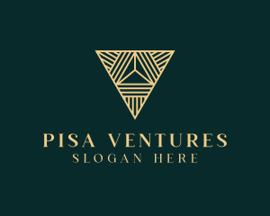 Luxury Pyramid Triangle logo design