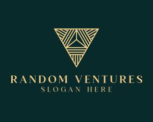 Luxury Pyramid Triangle logo design